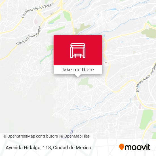 Mapa de Avenida Hidalgo, 118