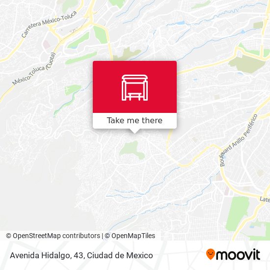 Mapa de Avenida Hidalgo, 43
