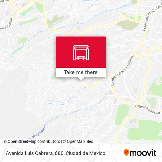 Mapa de Avenida Luis Cabrera, 680