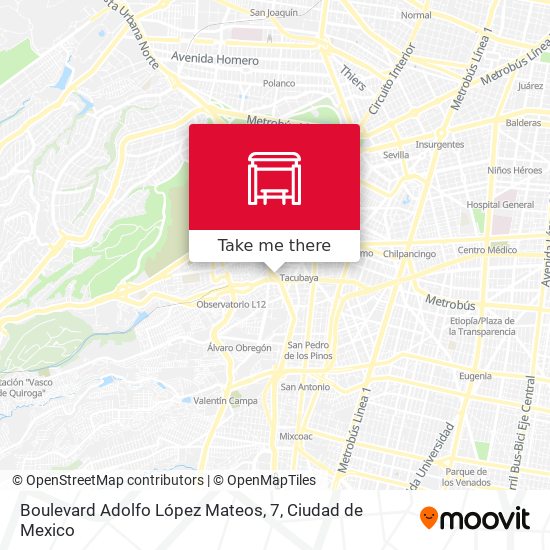 Mapa de Boulevard Adolfo López Mateos, 7