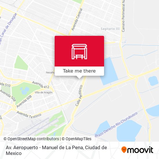 Av. Aeropuerto - Manuel de La Pena map