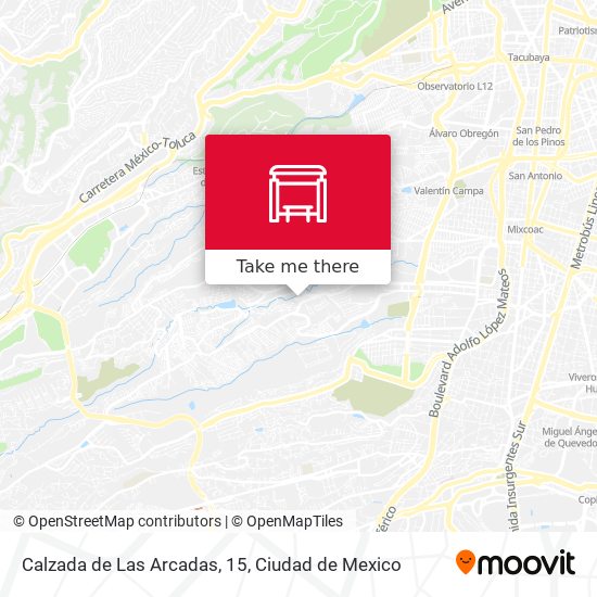 Calzada de Las Arcadas, 15 map