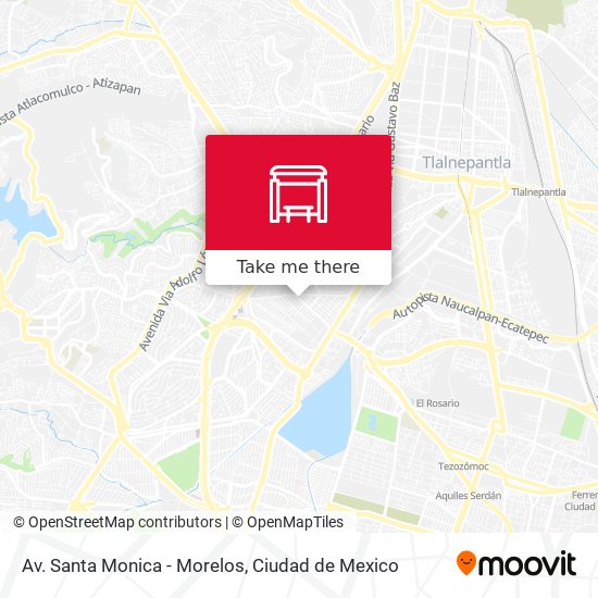 Mapa de Av. Santa Monica - Morelos