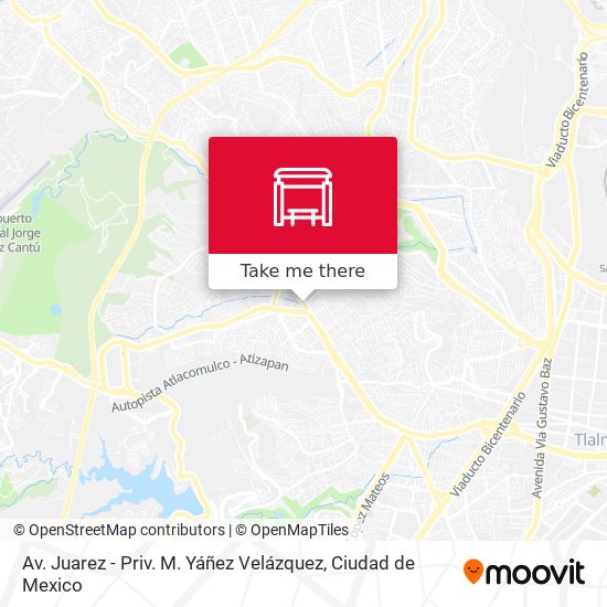 Av. Juarez - Priv. M. Yáñez Velázquez map