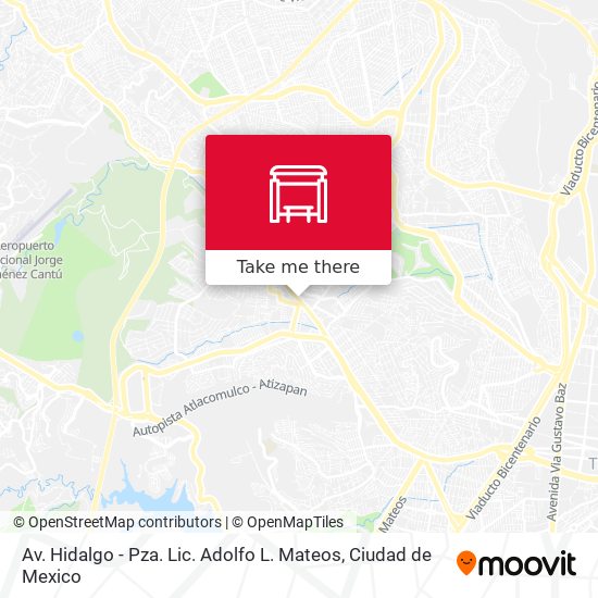 Mapa de Av. Hidalgo - Pza. Lic. Adolfo L. Mateos