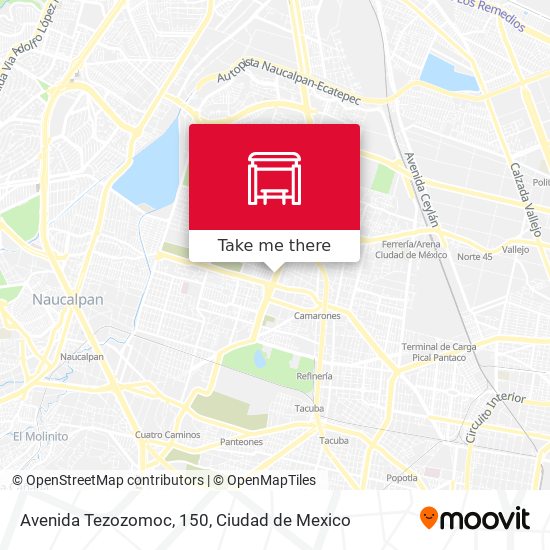Mapa de Avenida Tezozomoc, 150