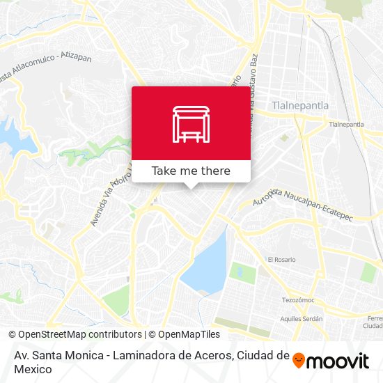 Mapa de Av. Santa Monica - Laminadora de Aceros