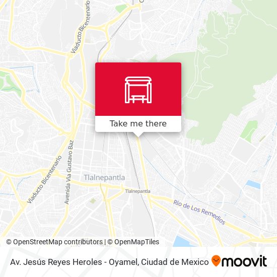 Av. Jesús Reyes Heroles - Oyamel map