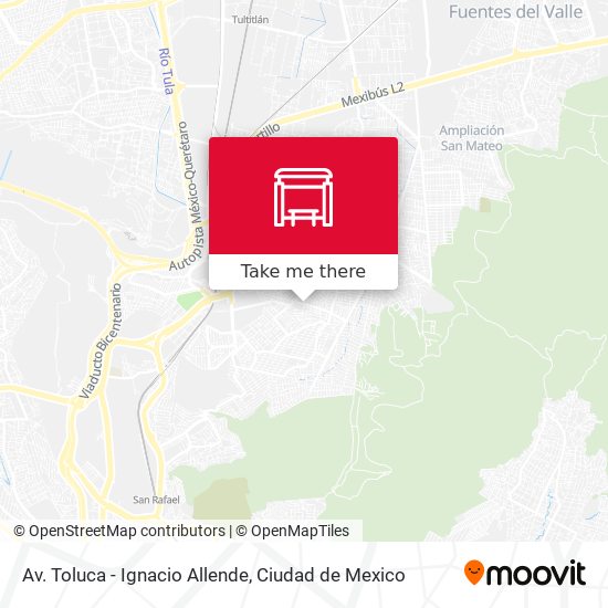 Av. Toluca - Ignacio Allende map