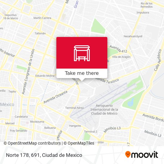 Mapa de Norte 178, 691