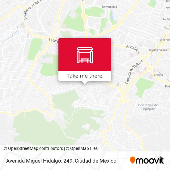 Avenida Miguel Hidalgo, 249 map