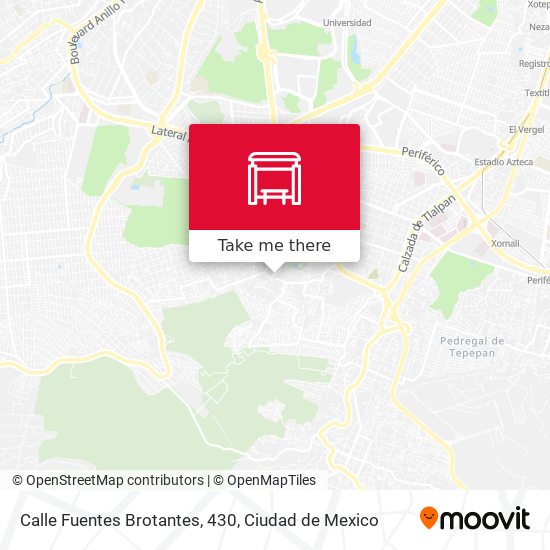 Mapa de Calle Fuentes Brotantes, 430
