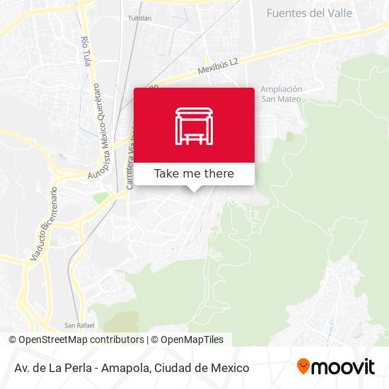 Mapa de Av. de La Perla - Amapola
