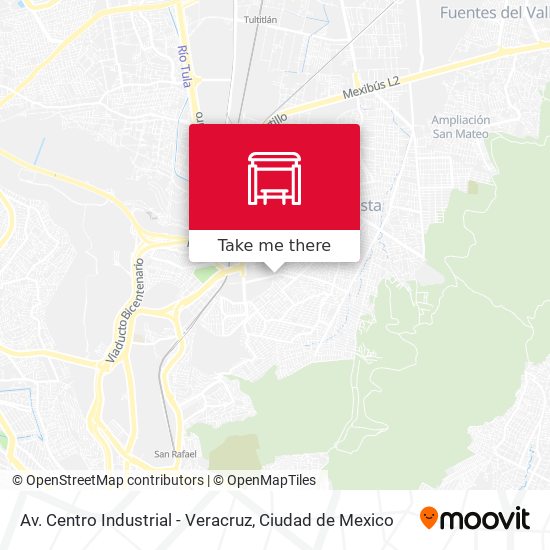 Av. Centro Industrial - Veracruz map