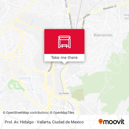 Mapa de Prol. Av. Hidalgo - Vallarta