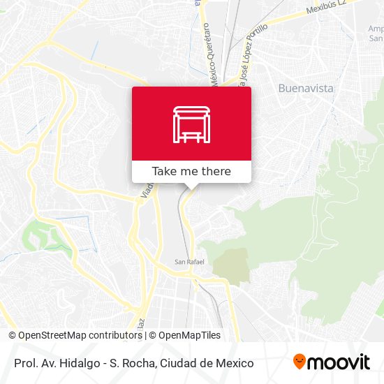 Prol. Av. Hidalgo - S. Rocha map