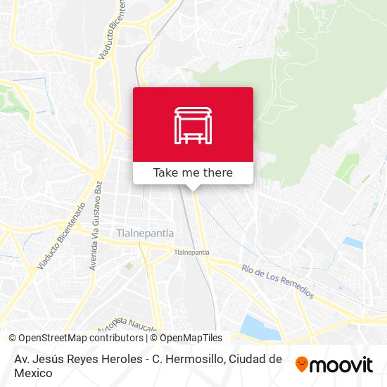 Mapa de Av. Jesús Reyes Heroles - C. Hermosillo