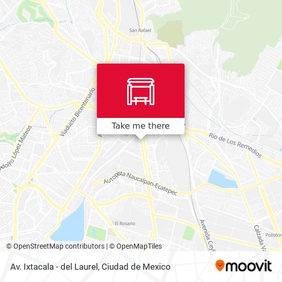Mapa de Av. Ixtacala - del Laurel