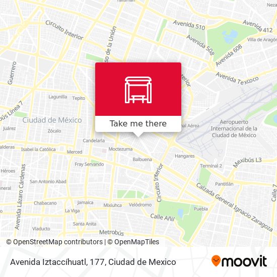 Avenida Iztaccíhuatl, 177 map