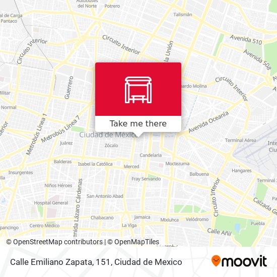 Calle Emiliano Zapata, 151 map