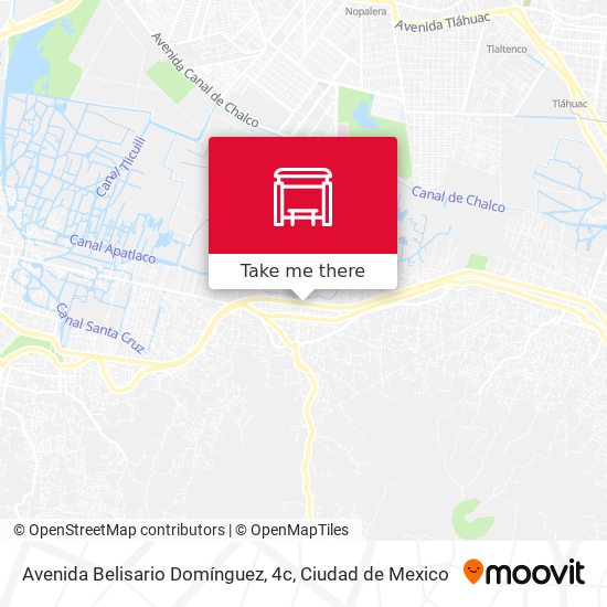 Avenida Belisario Domínguez, 4c map