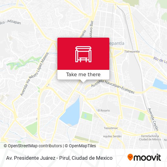 Mapa de Av. Presidente Juárez - Pirul