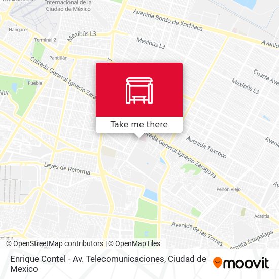Mapa de Enrique Contel - Av. Telecomunicaciones