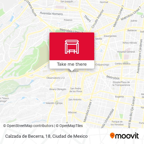 Mapa de Calzada de Becerra, 18