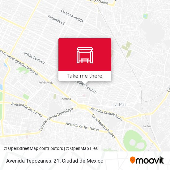 Avenida Tepozanes, 21 map