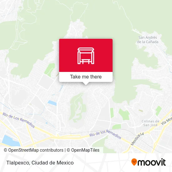 Tlalpexco map