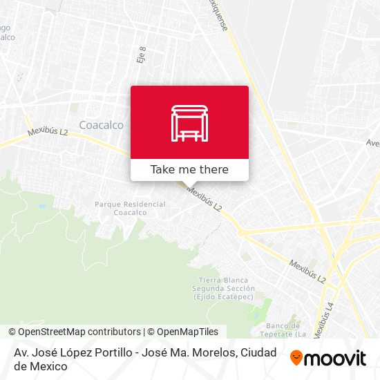 Mapa de Av. José López Portillo - José Ma. Morelos