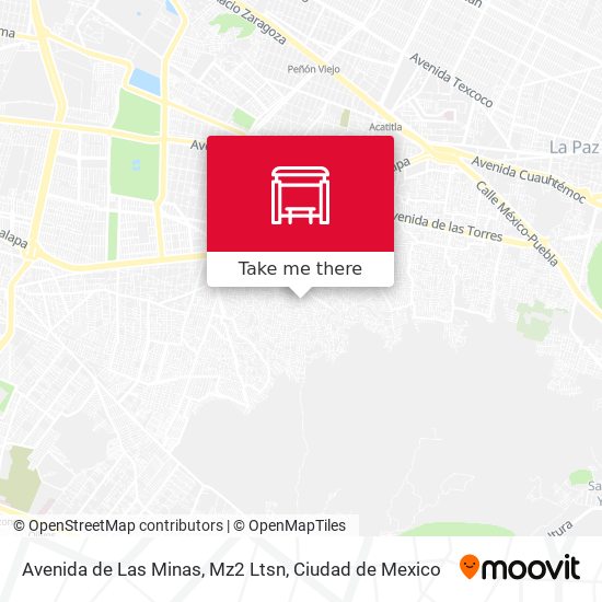 Mapa de Avenida de Las Minas, Mz2 Ltsn