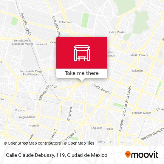 Calle Claude Debussy, 119 map