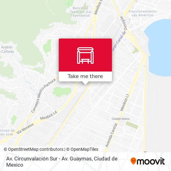 Mapa de Av. Circunvalación Sur - Av. Guaymas