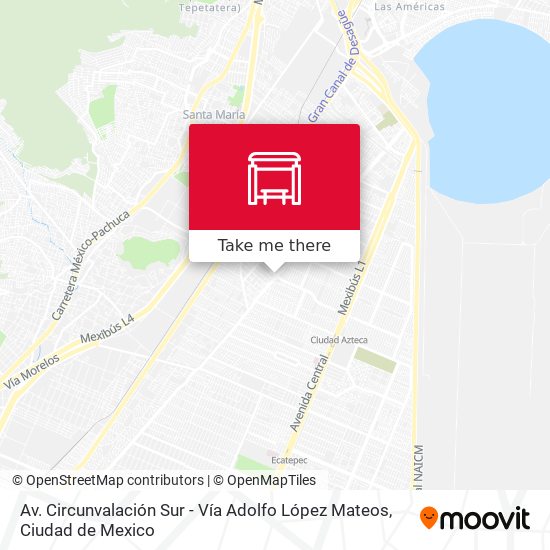 Av. Circunvalación Sur - Vía Adolfo López Mateos map