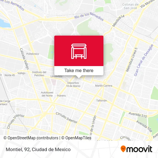 Montiel, 92 map