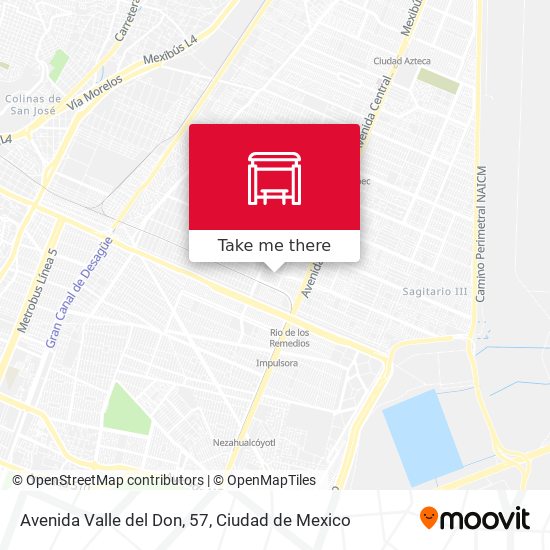 Mapa de Avenida Valle del Don, 57