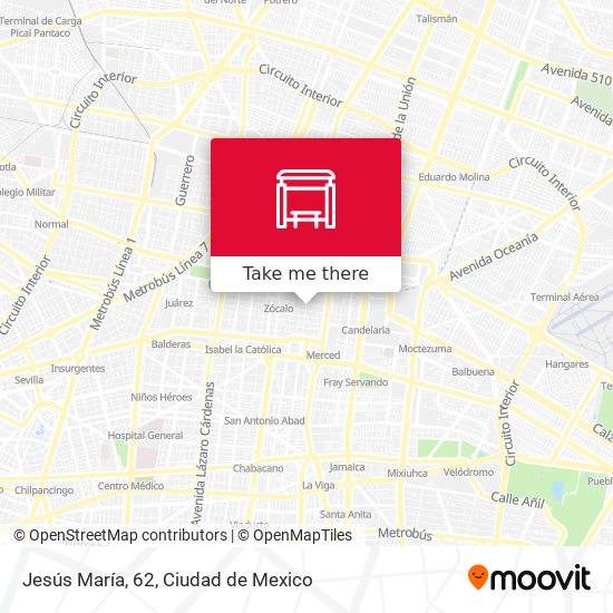 Jesús María, 62 map