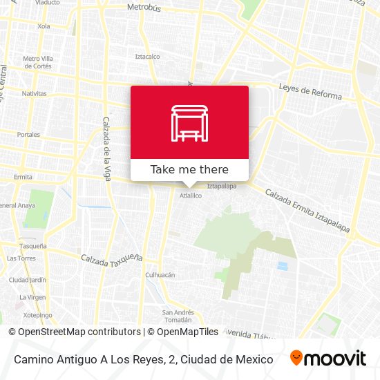 Camino Antiguo A Los Reyes, 2 map