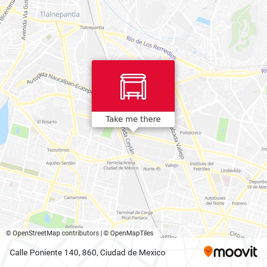 Calle Poniente 140, 860 map