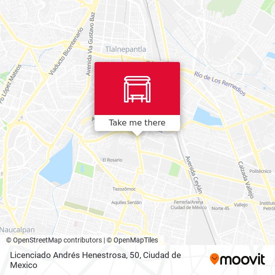 Licenciado Andrés Henestrosa, 50 map