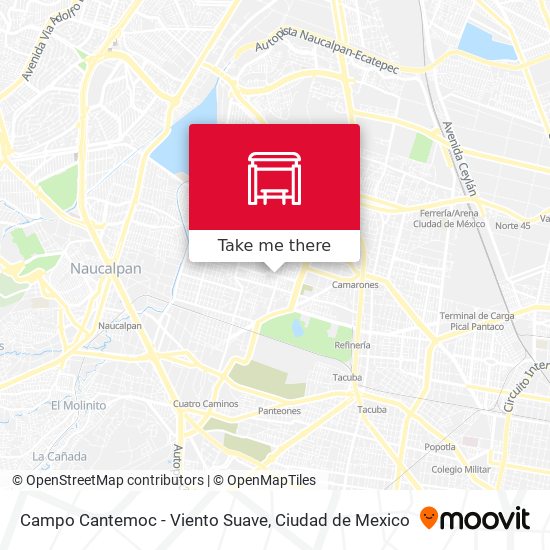 Mapa de Campo Cantemoc - Viento Suave