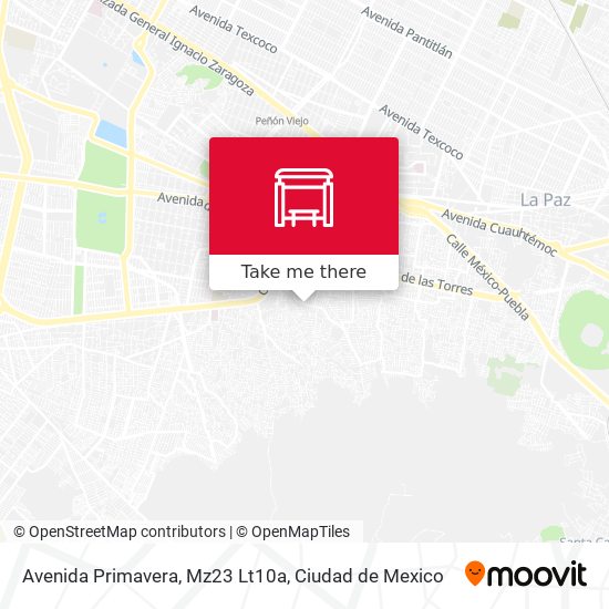 Avenida Primavera, Mz23 Lt10a map