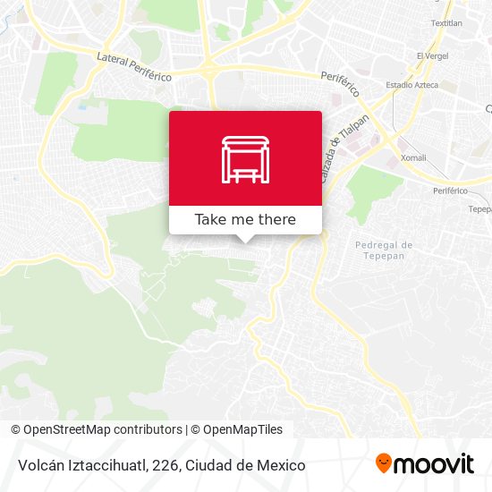 Mapa de Volcán Iztaccihuatl, 226