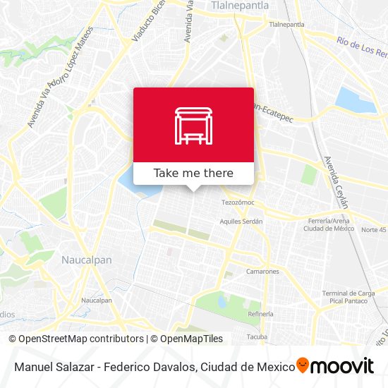 Manuel Salazar - Federico Davalos map