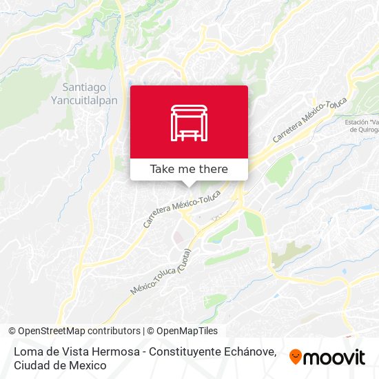 Mapa de Loma de Vista Hermosa - Constituyente Echánove