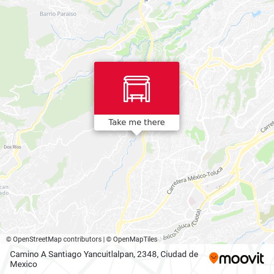 Camino A Santiago Yancuitlalpan, 2348 map