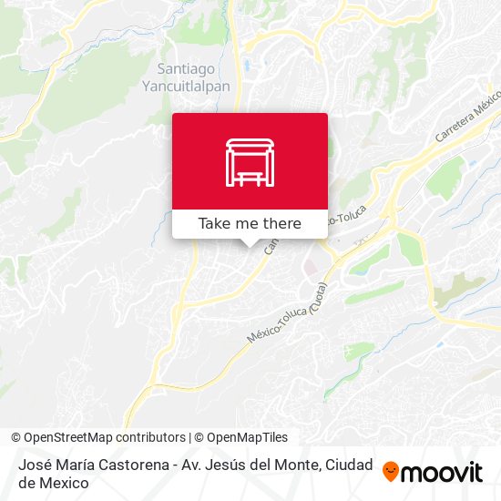 José María Castorena - Av. Jesús del Monte map