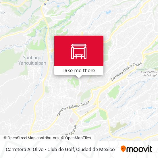 Carretera Al Olivo - Club de Golf map