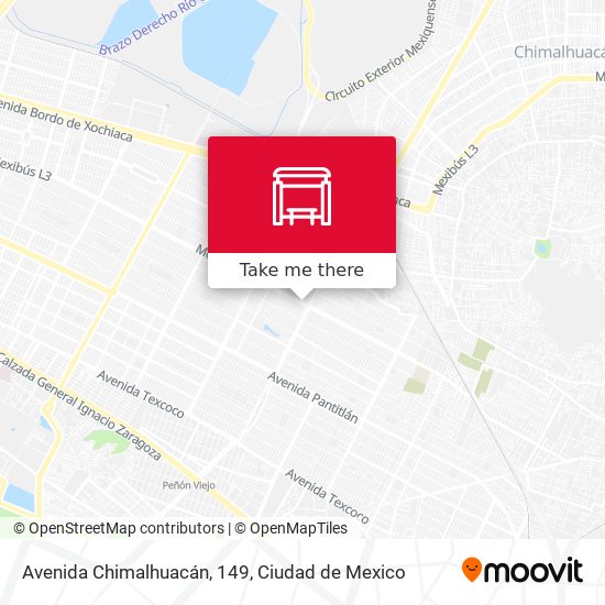 Avenida Chimalhuacán, 149 map